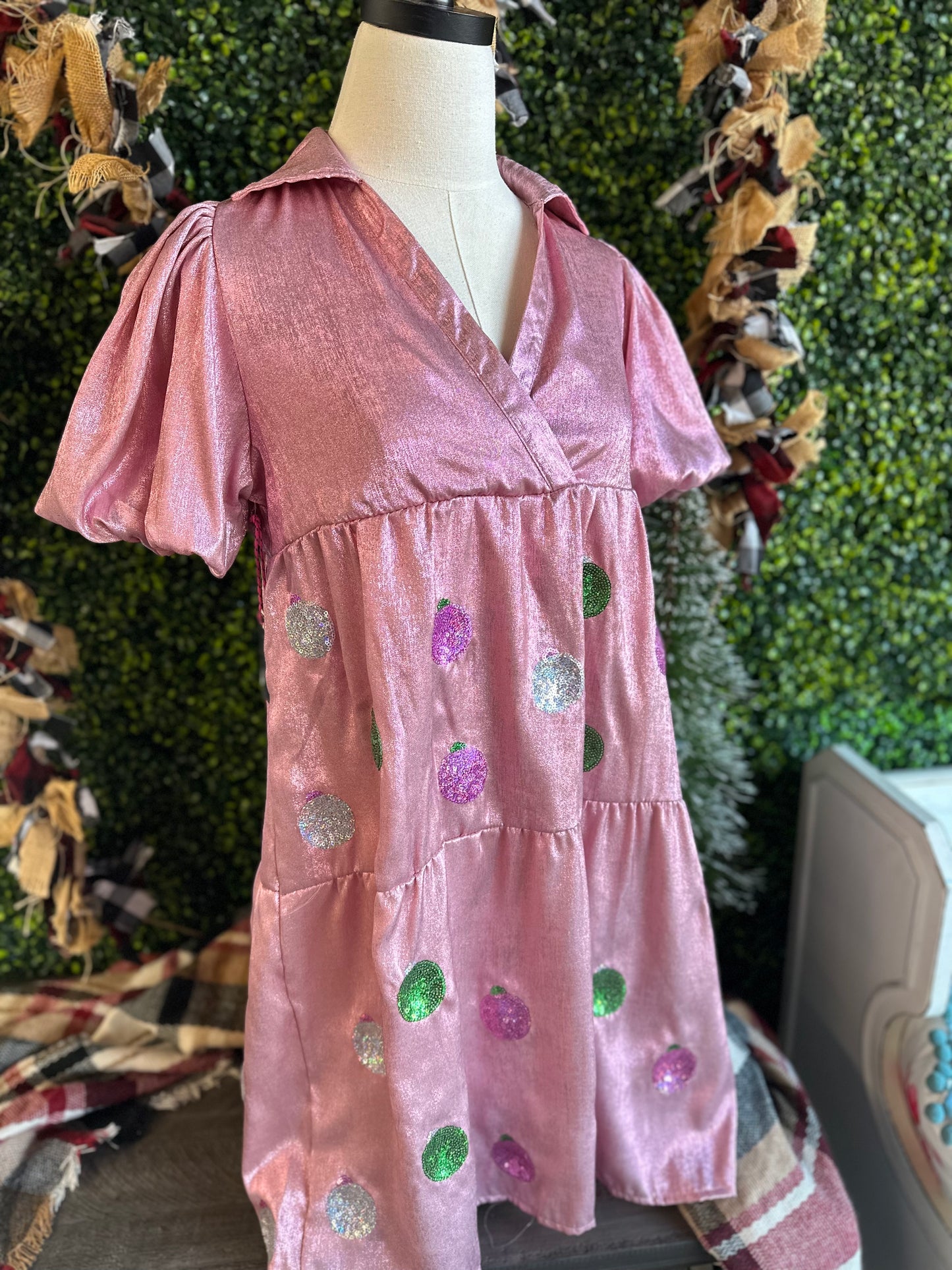 Simply Southern - Tiered Sparkle Dress - Christmas Ornaments