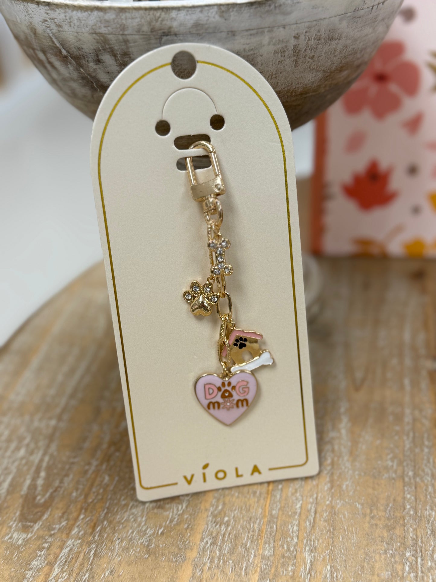 The Charmed Keychain - Dog Mom