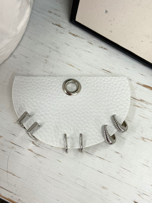 The Alina Huggie Earring Set - Silver