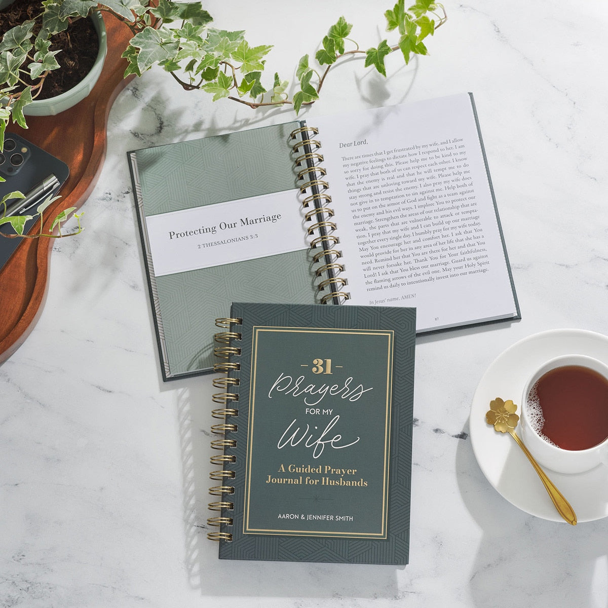 31 Prayers for My Wife : Spiral Hardcover Prayer Journal for Husbands