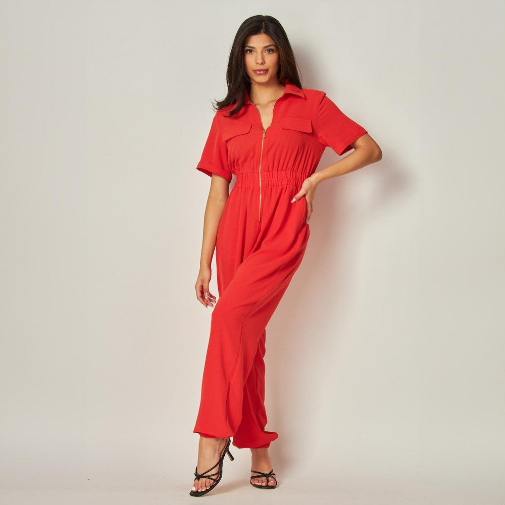 FINAL SALE - The Hartley Jumpsuit - Red