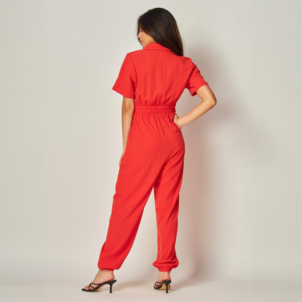 FINAL SALE - The Hartley Jumpsuit - Red