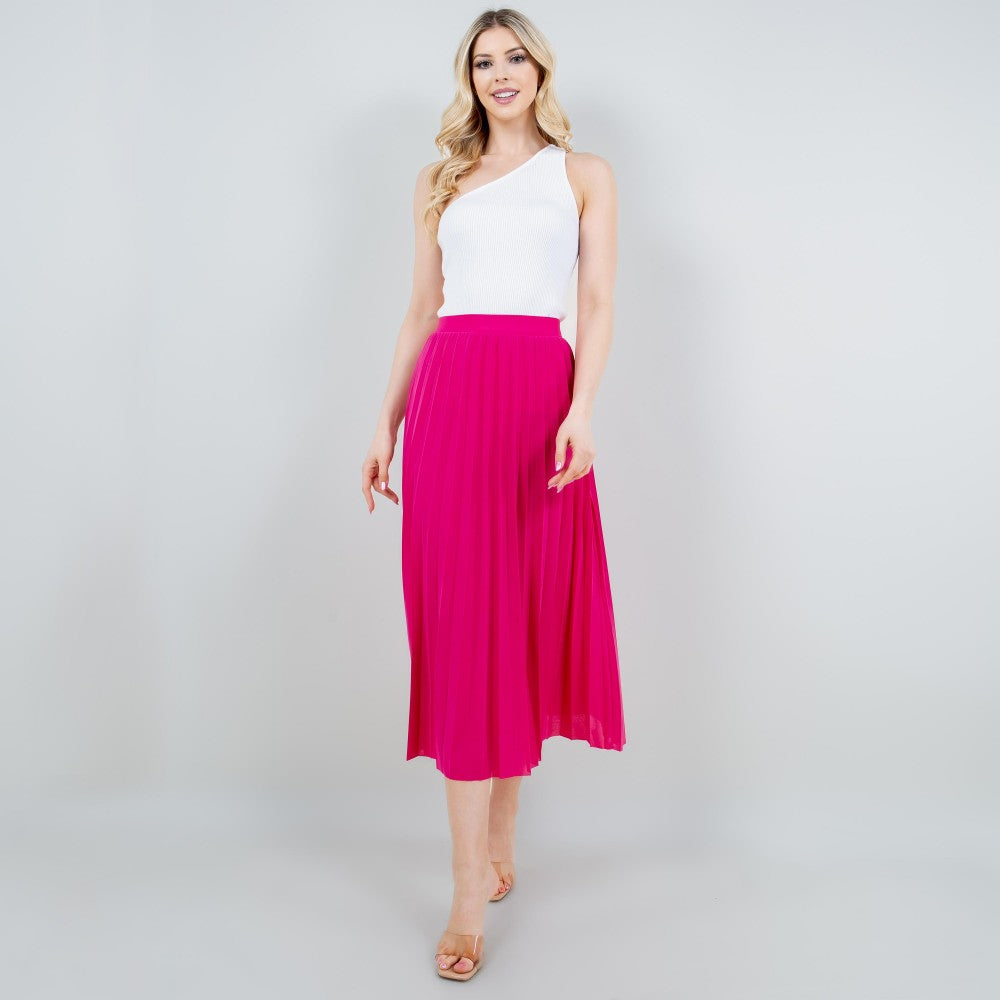 The Abilene Skirt - Fuchsia