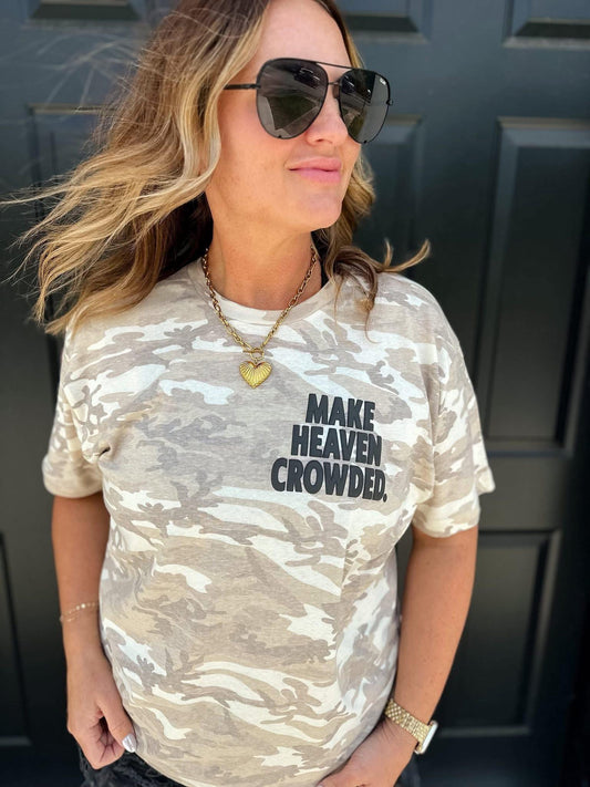 The Make Heaven Crowded Camo Tee