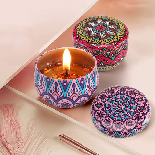 The Mandala Soy Candle - ASST SCENTS