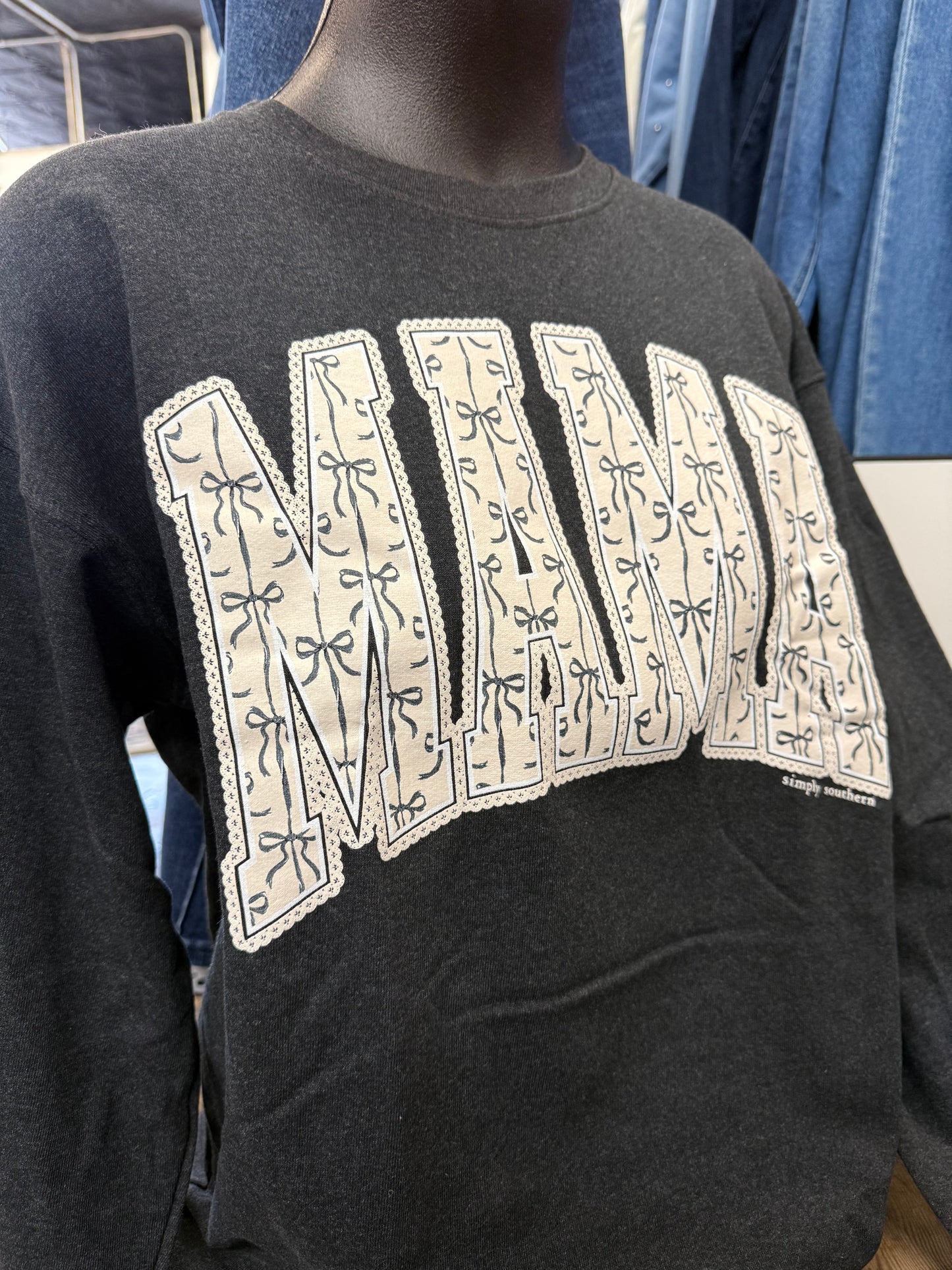 Simply Southern - Mama Bow Crewneck - 2025