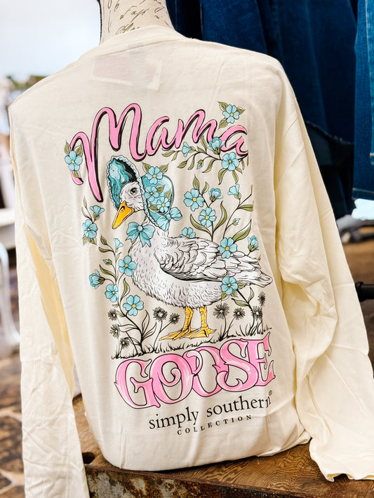 Simply Southern - Mama Goose Long Sleeve Tee - 2025