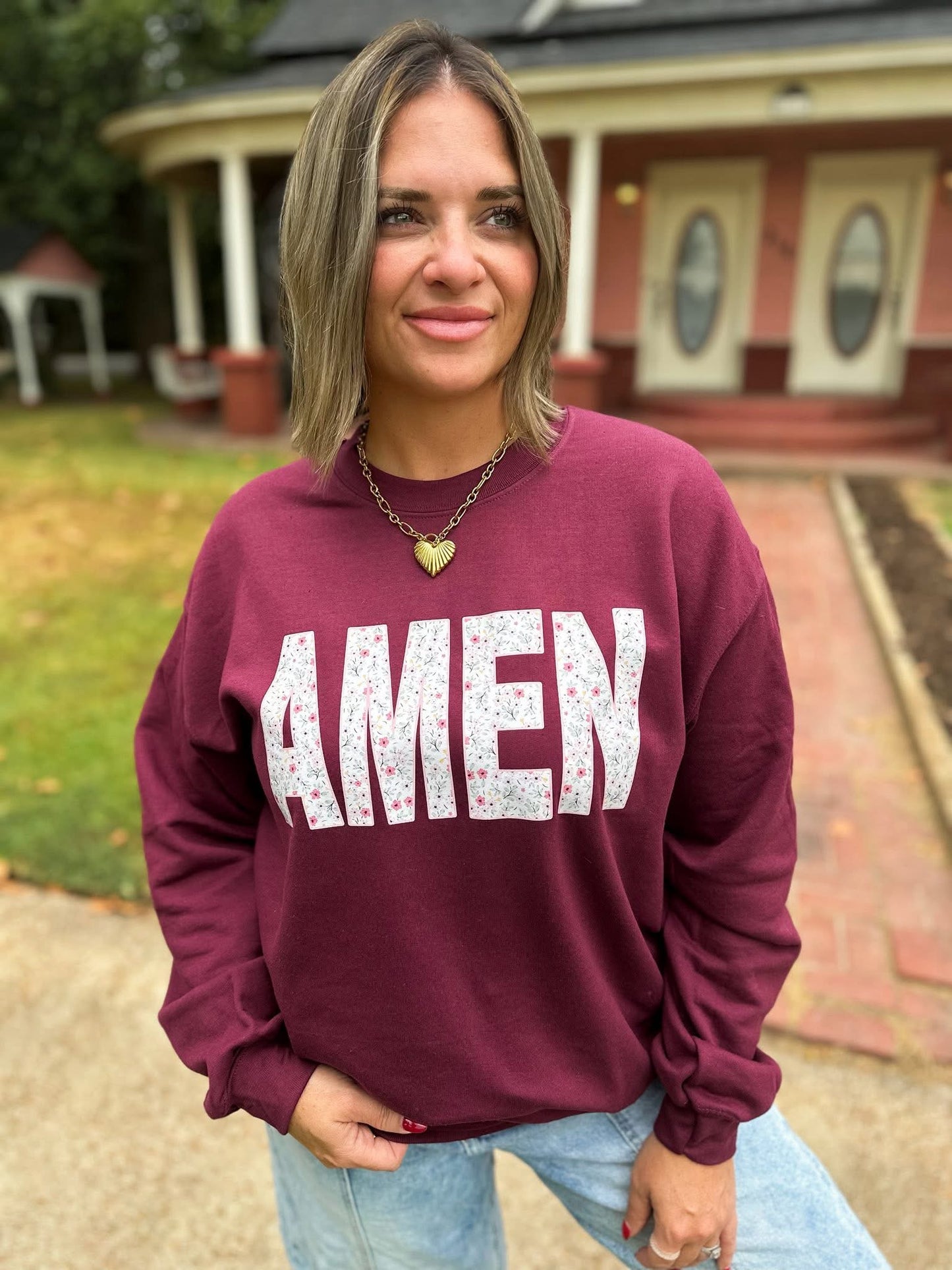 The Floral Amen Sweatshirt