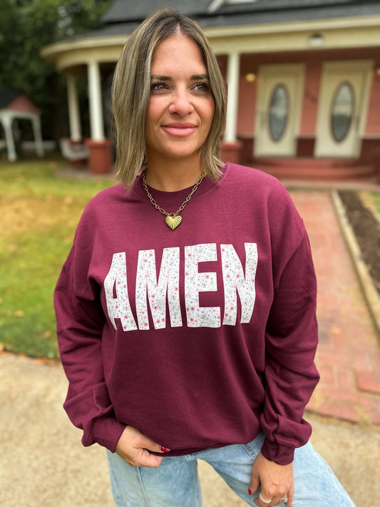The Floral Amen Sweatshirt