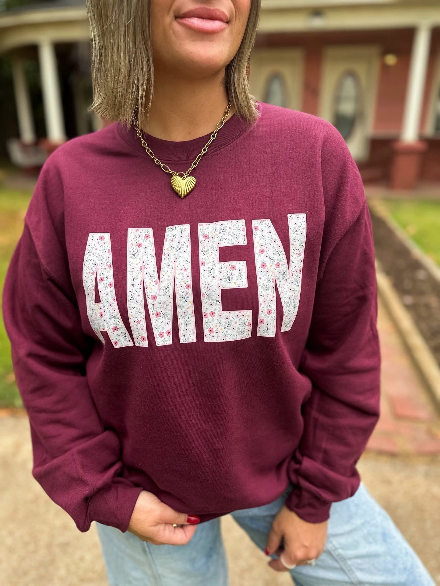 The Floral Amen Sweatshirt