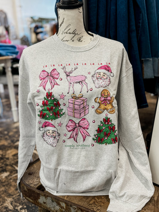 Simply Southern - Christmas Crewneck - Flurry - 2025