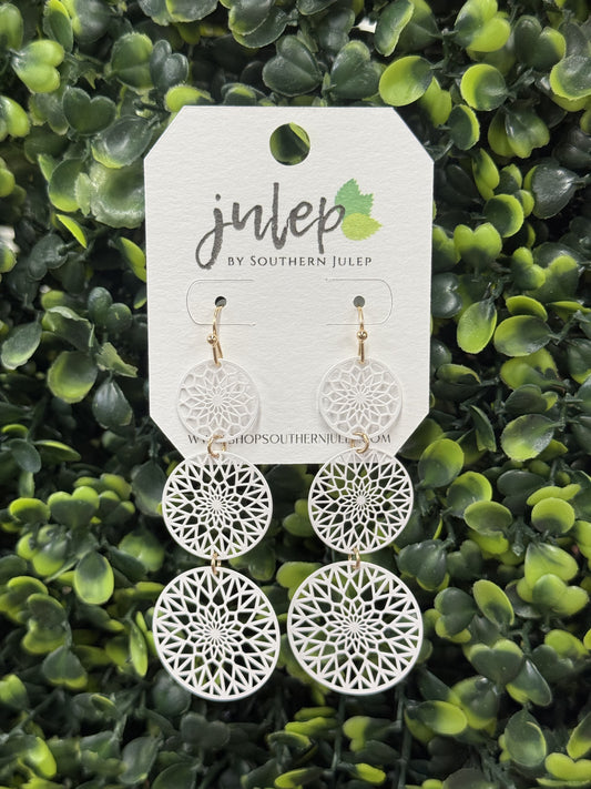 The Keilani Earrings - White