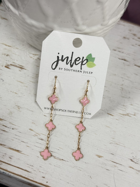 The Lina Earrings - Pink