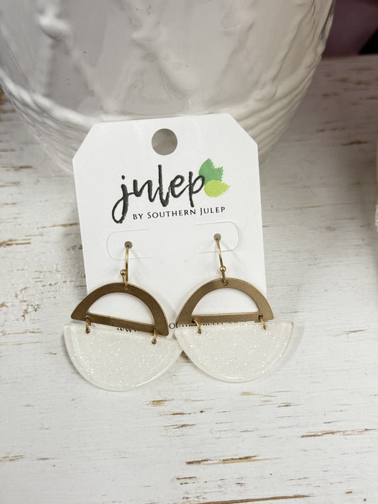 The Kaylin Earrings - White