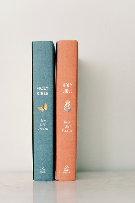 The Beautiful Wisdom NLT Bible : Teal Butterfly