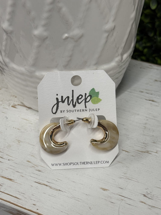 The Maryann Earrings - Ivory