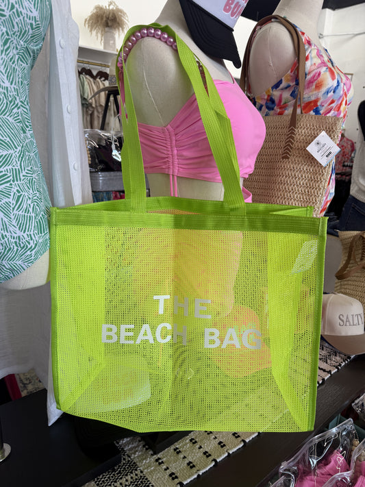The Beach Bag - Neon Green