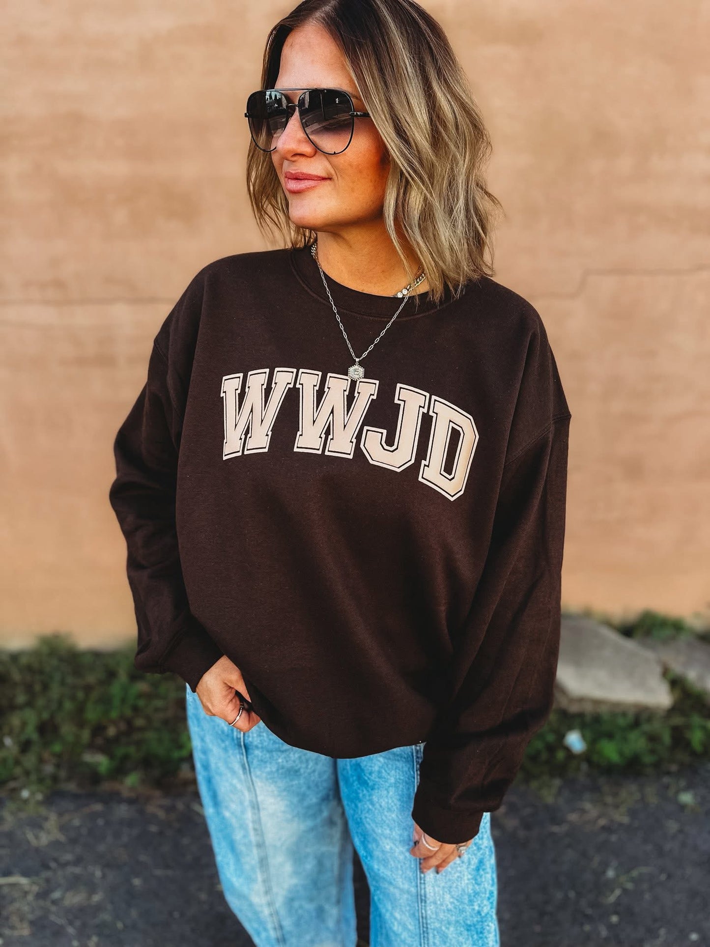 The WWJD Puff Ink Sweatshirt