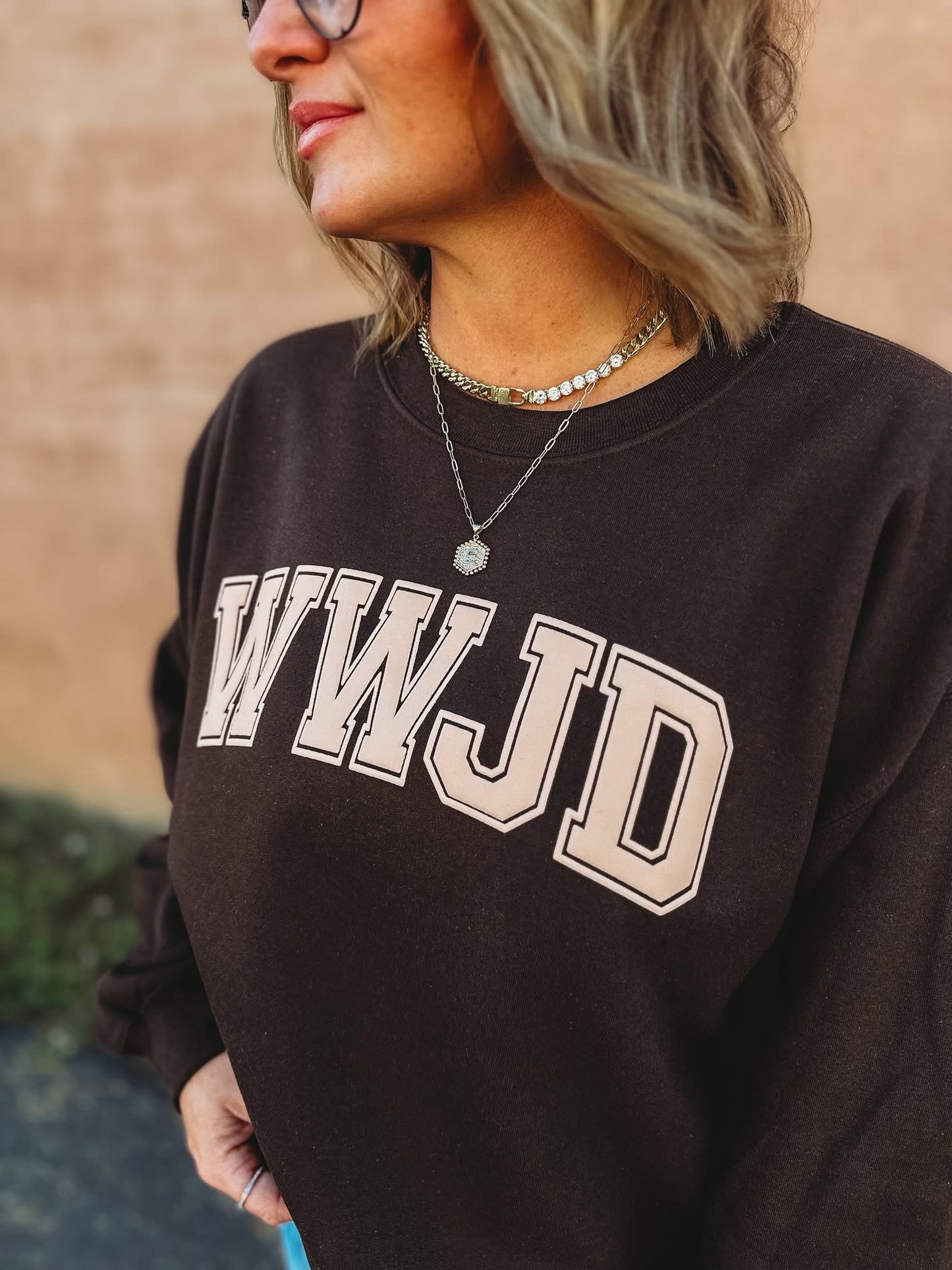 The WWJD Puff Ink Sweatshirt