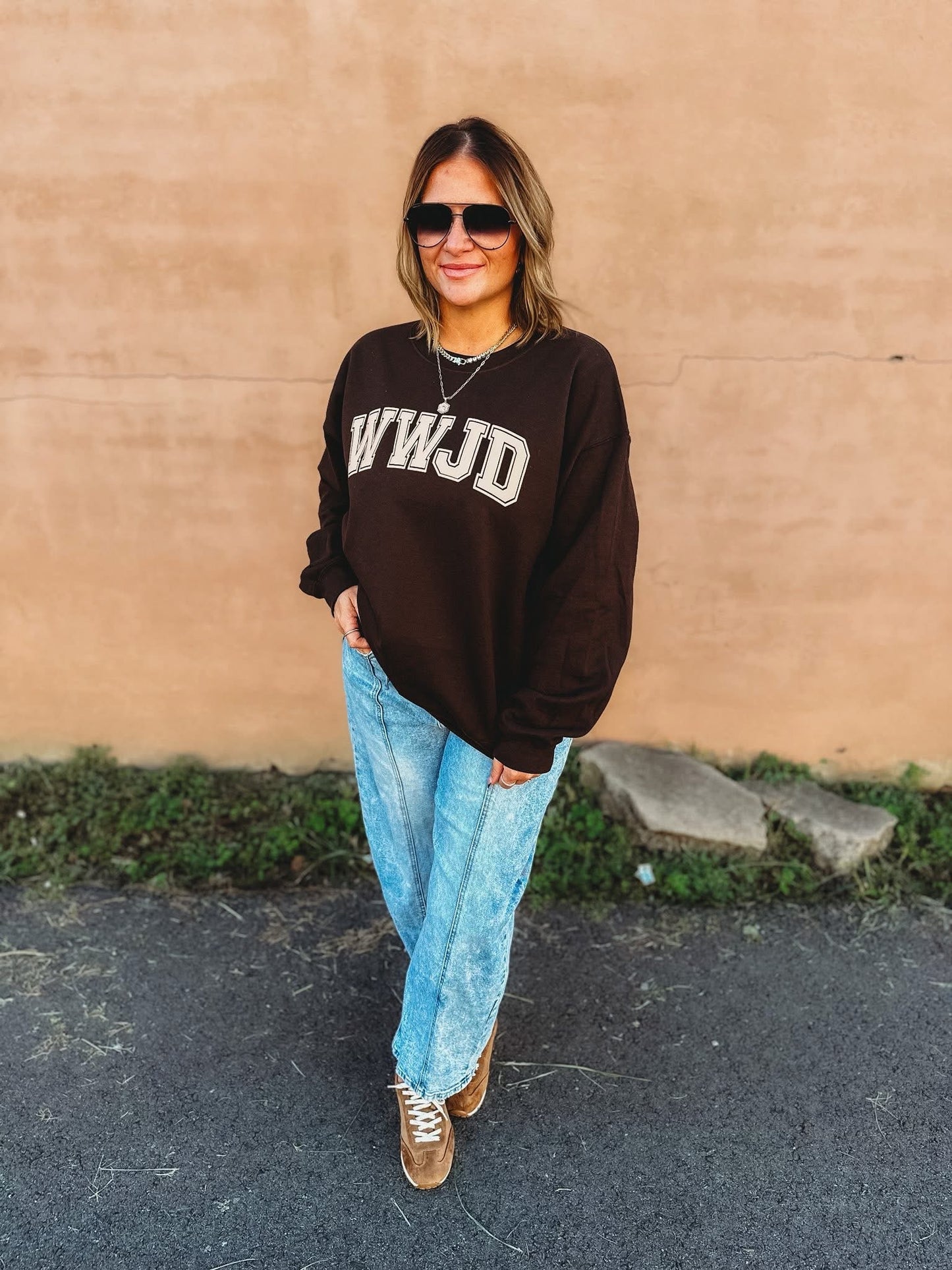 The WWJD Puff Ink Sweatshirt