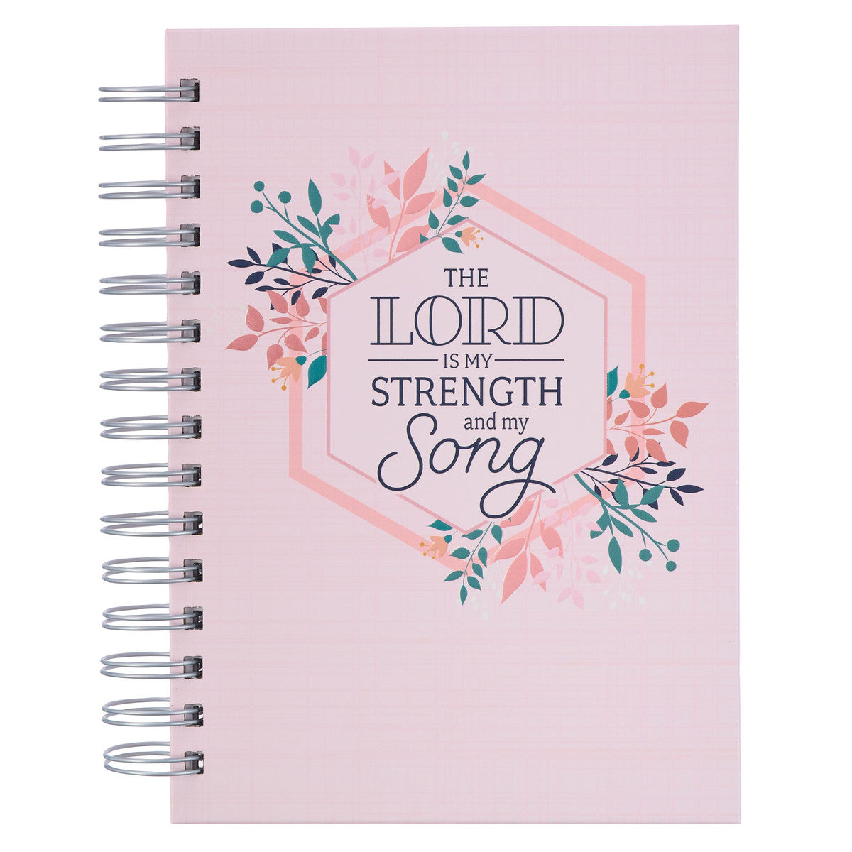 The Lord is My Strength Psalms 118:14 Wirebound Journal