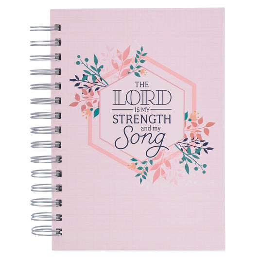 The Lord is My Strength Psalms 118:14 Wirebound Journal