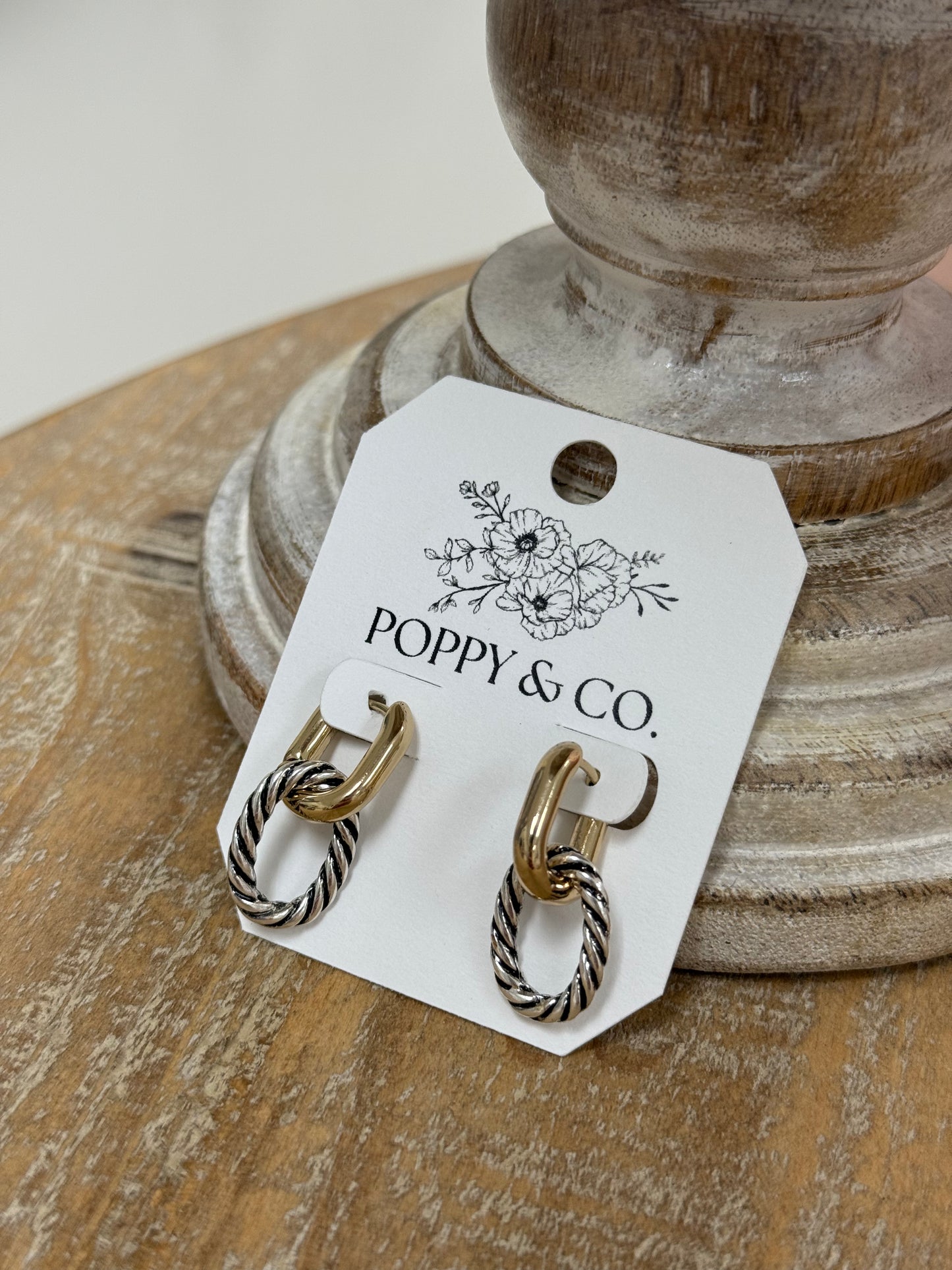 The Edith Earrings - Silver/Gold