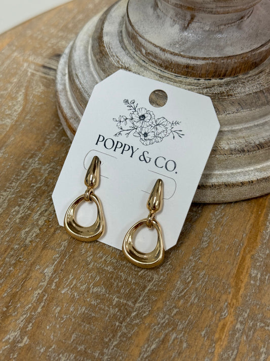 The Deandra Earrings - Gold