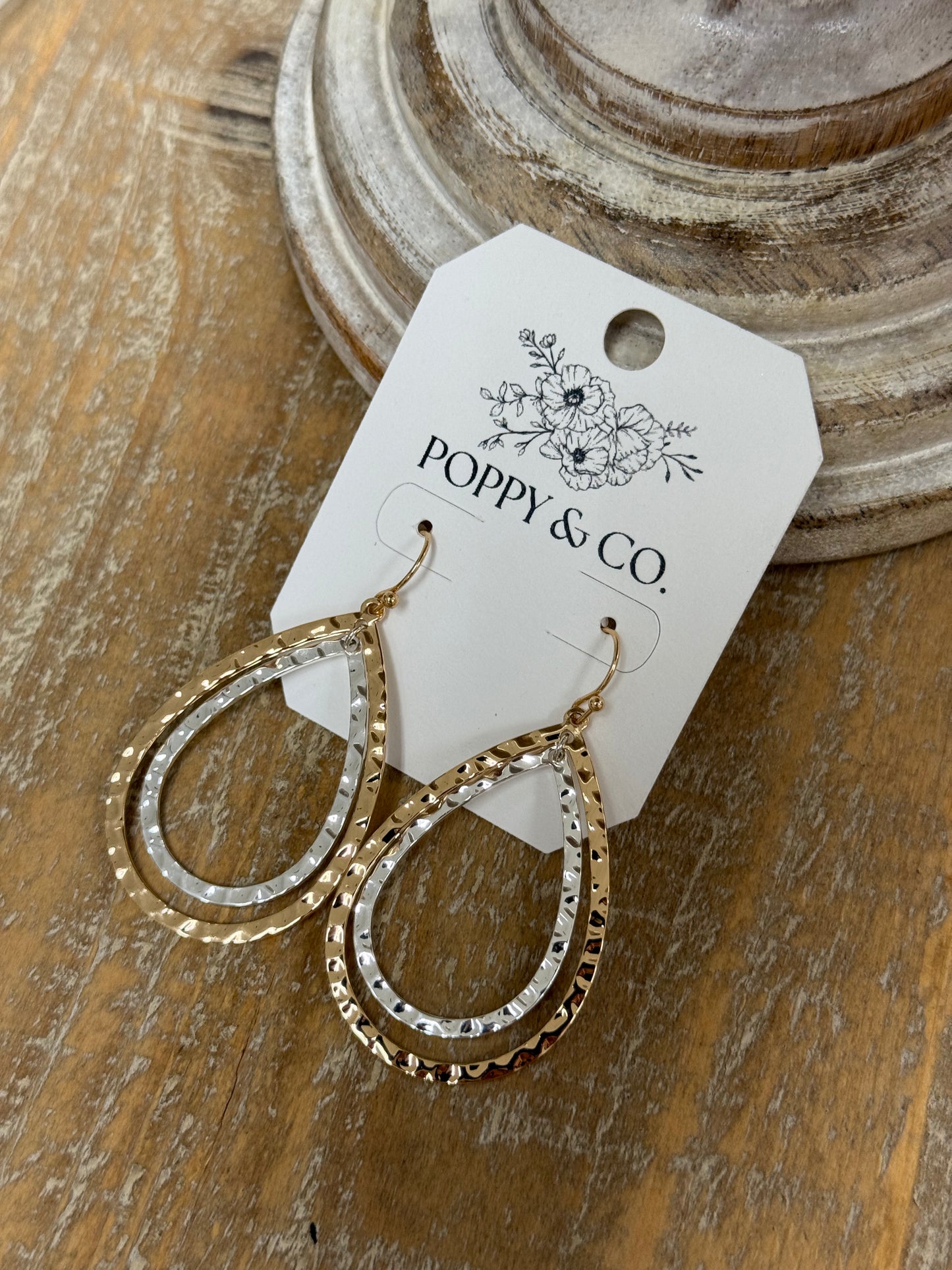 The Amy Earrings - Silver/Gold