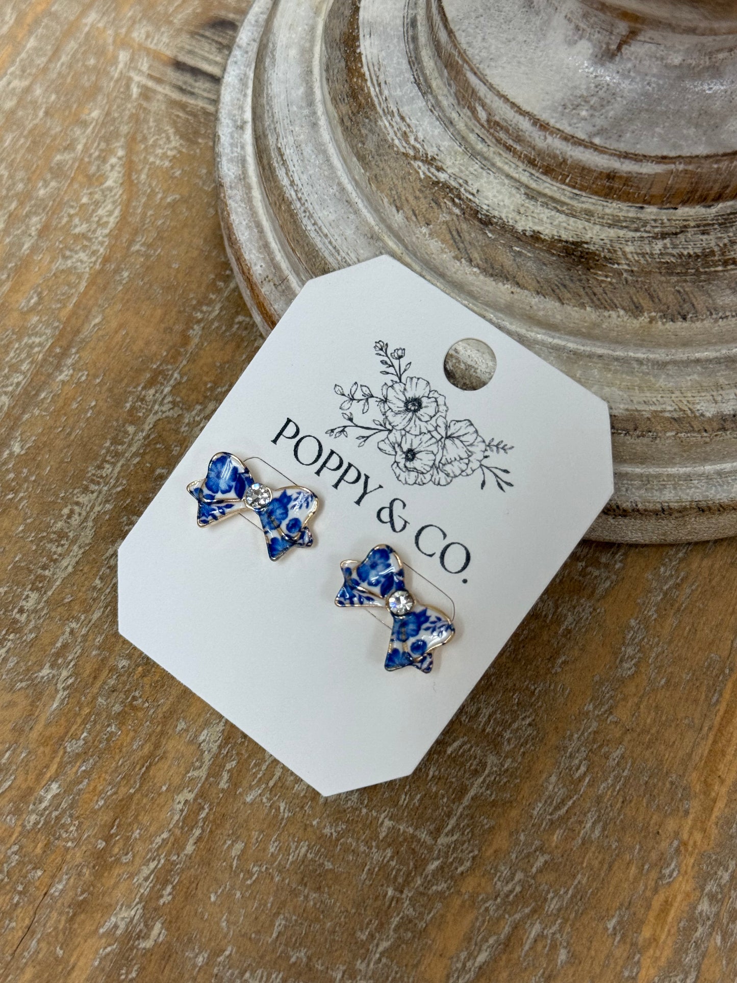 The Luci Earrings - Blue