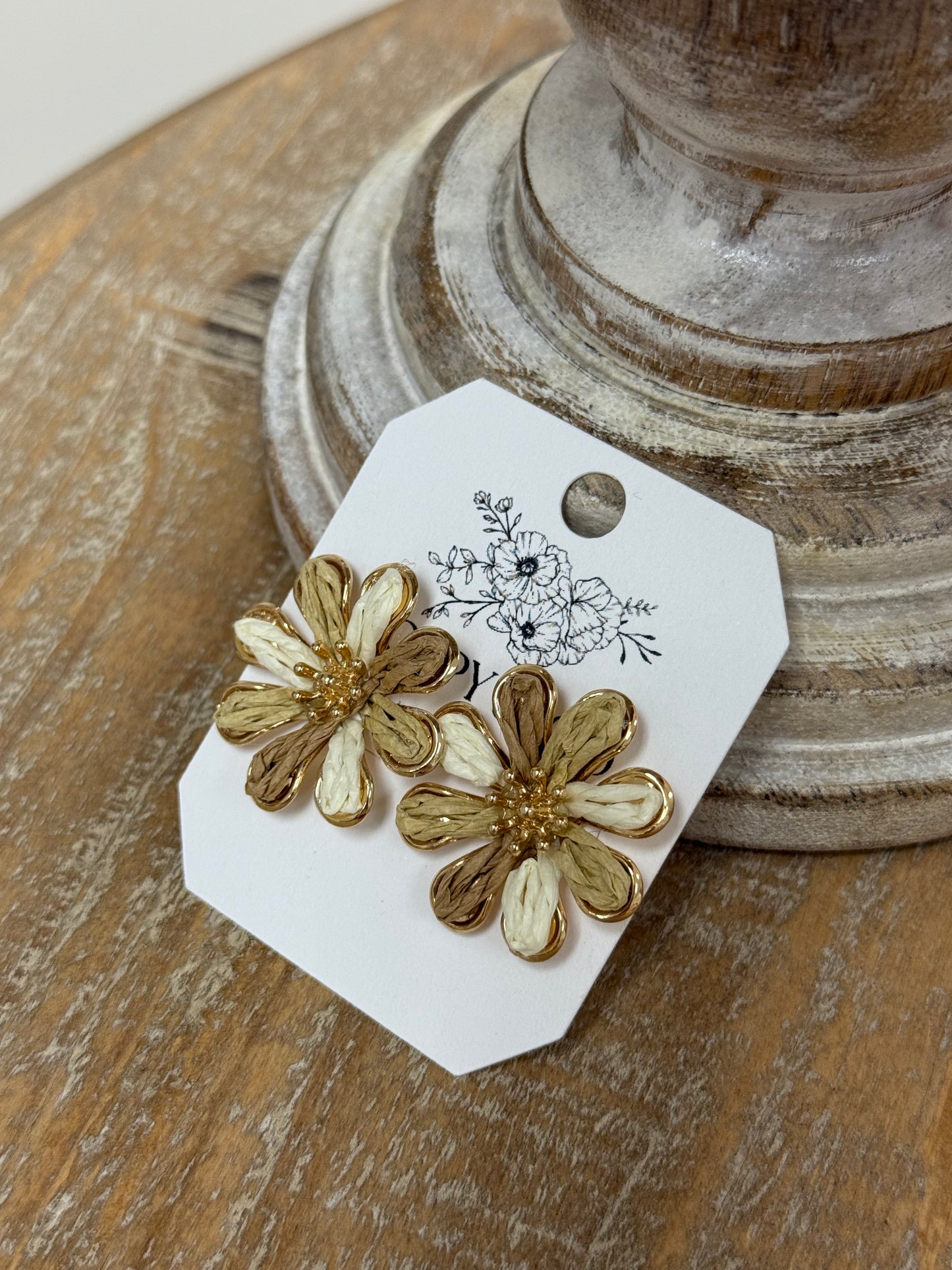 The Larin Earrings - Neutral