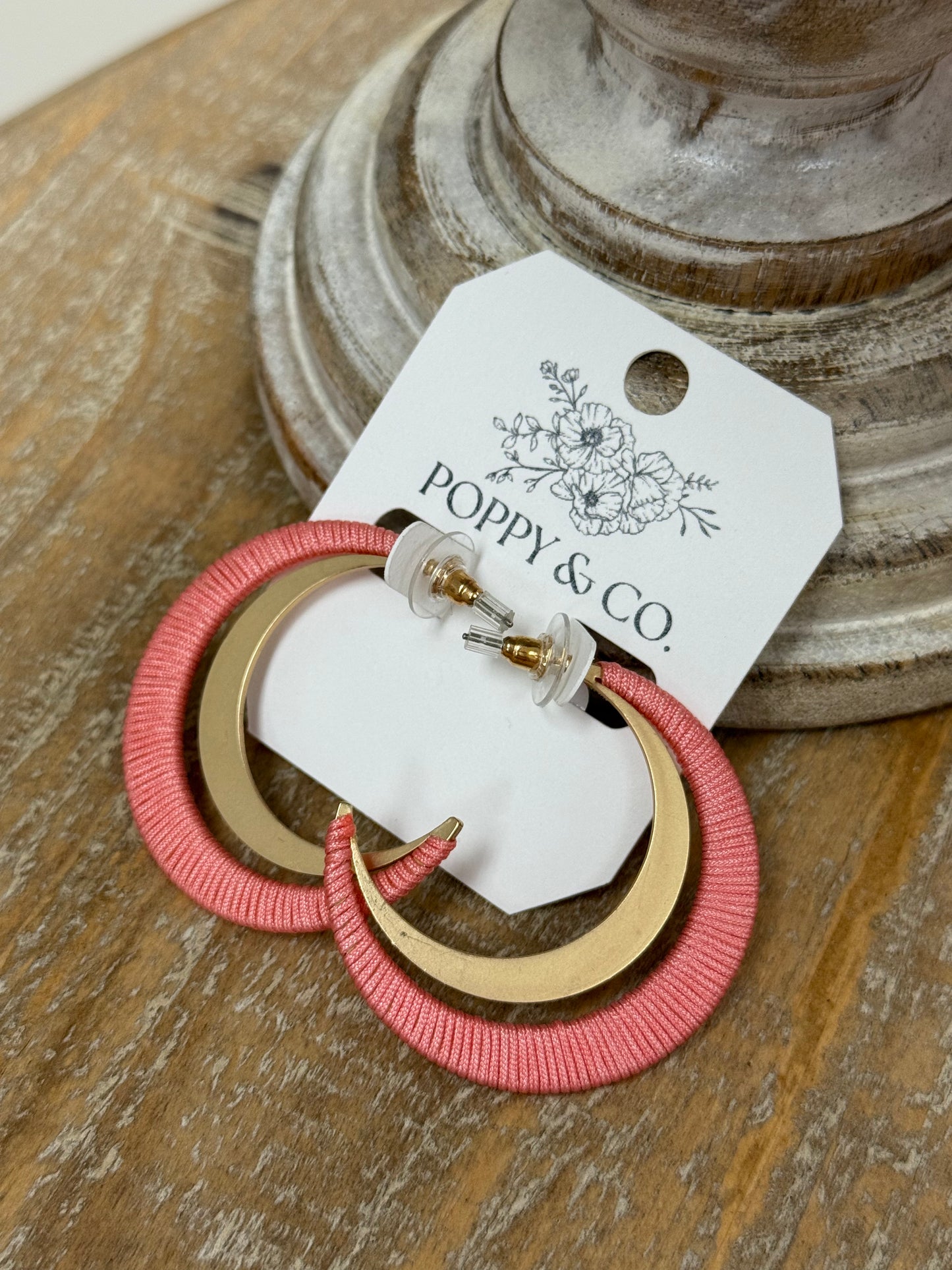 The Keri Earrings - Coral