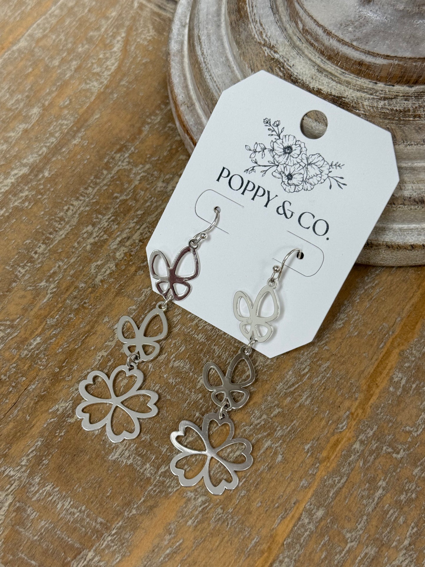 The Leanna Earrings - Silver