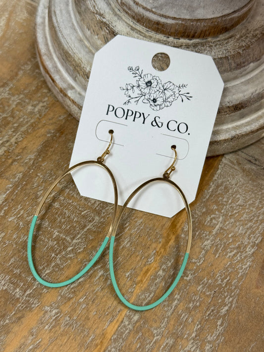 The Cassiopeia Earrings - Mint
