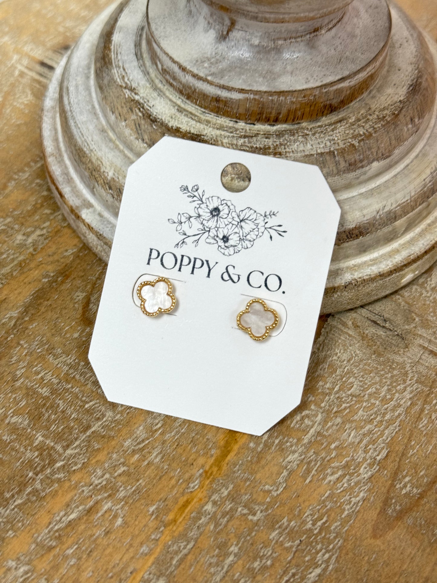The Maizy Earrings - White