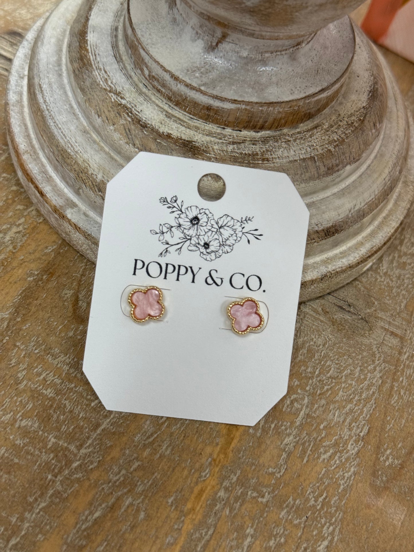 The Maizy Earrings - Pink