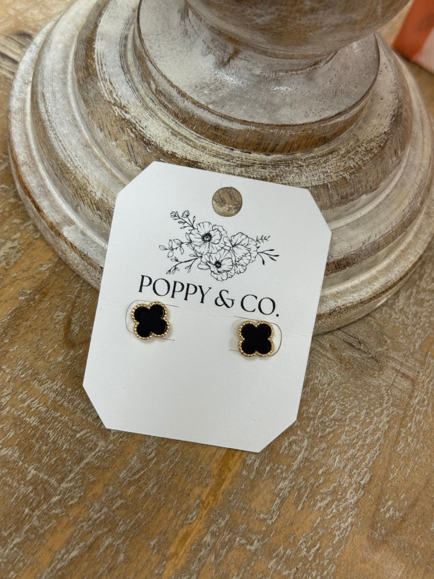 The Maizy Earrings - Black