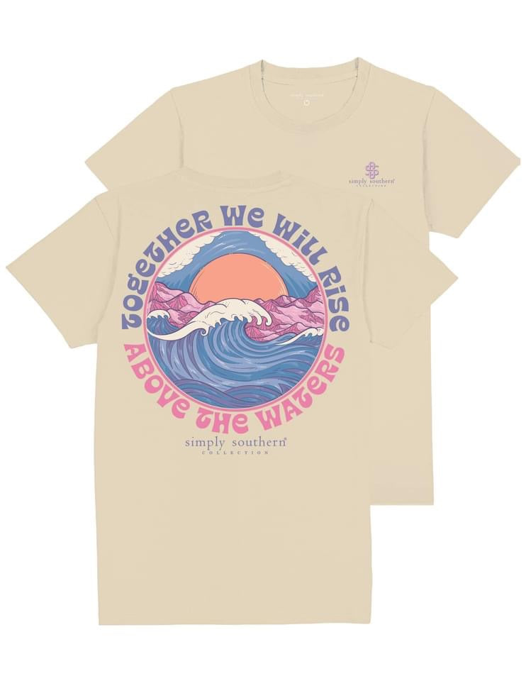 Simply Southern Hurricane Helene Fundraiser Tee
