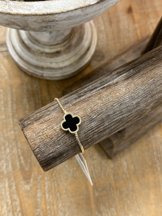 The Gilda Bracelet - Gold/Black