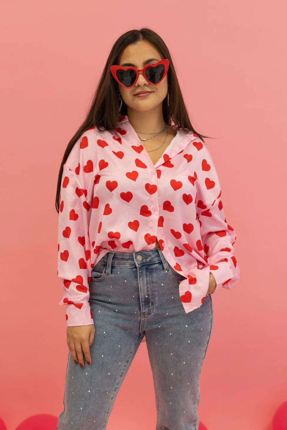 FINAL SALE - The Sweetheart Button Up Top