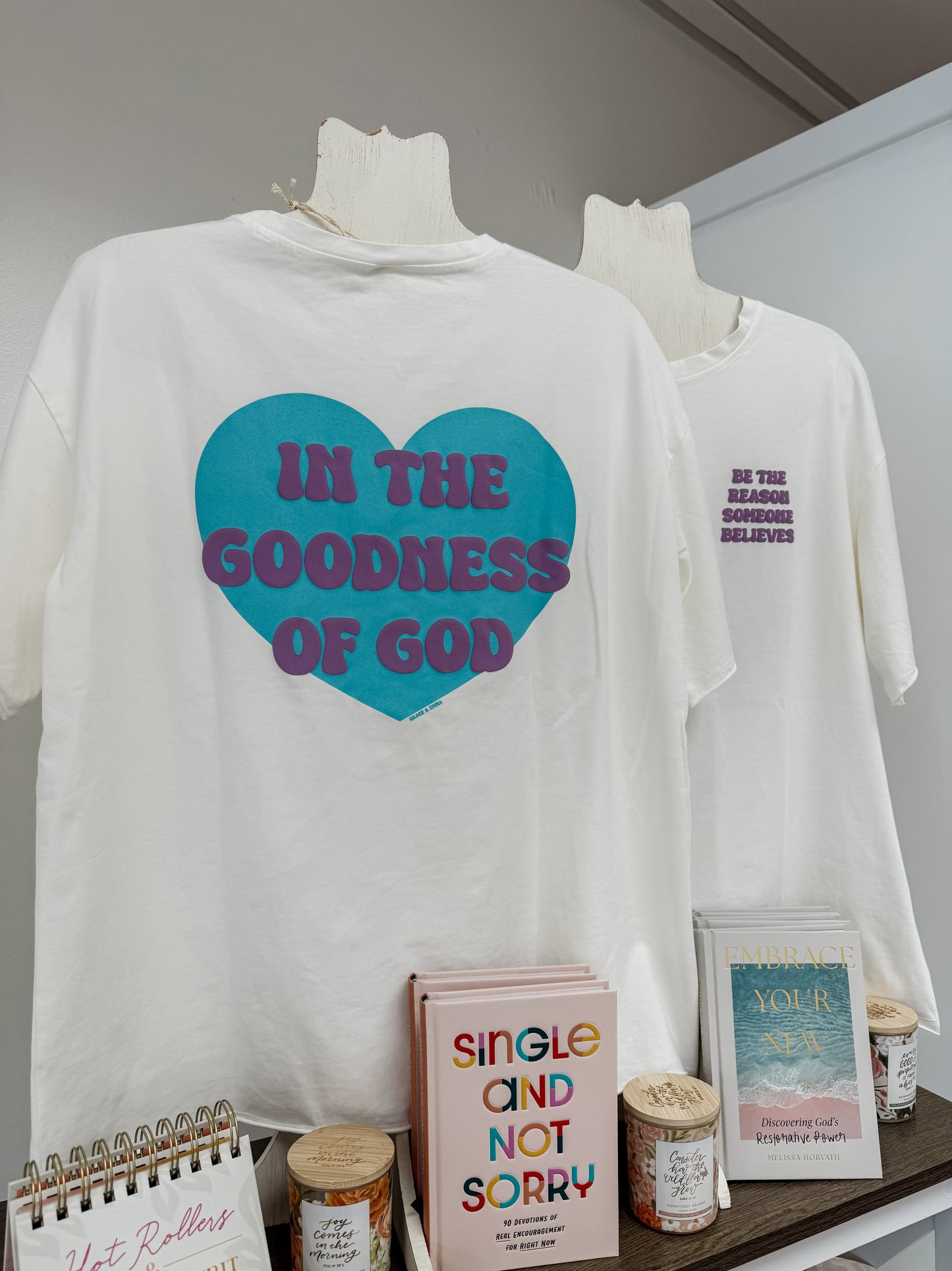 The Goodness of God Tee - White