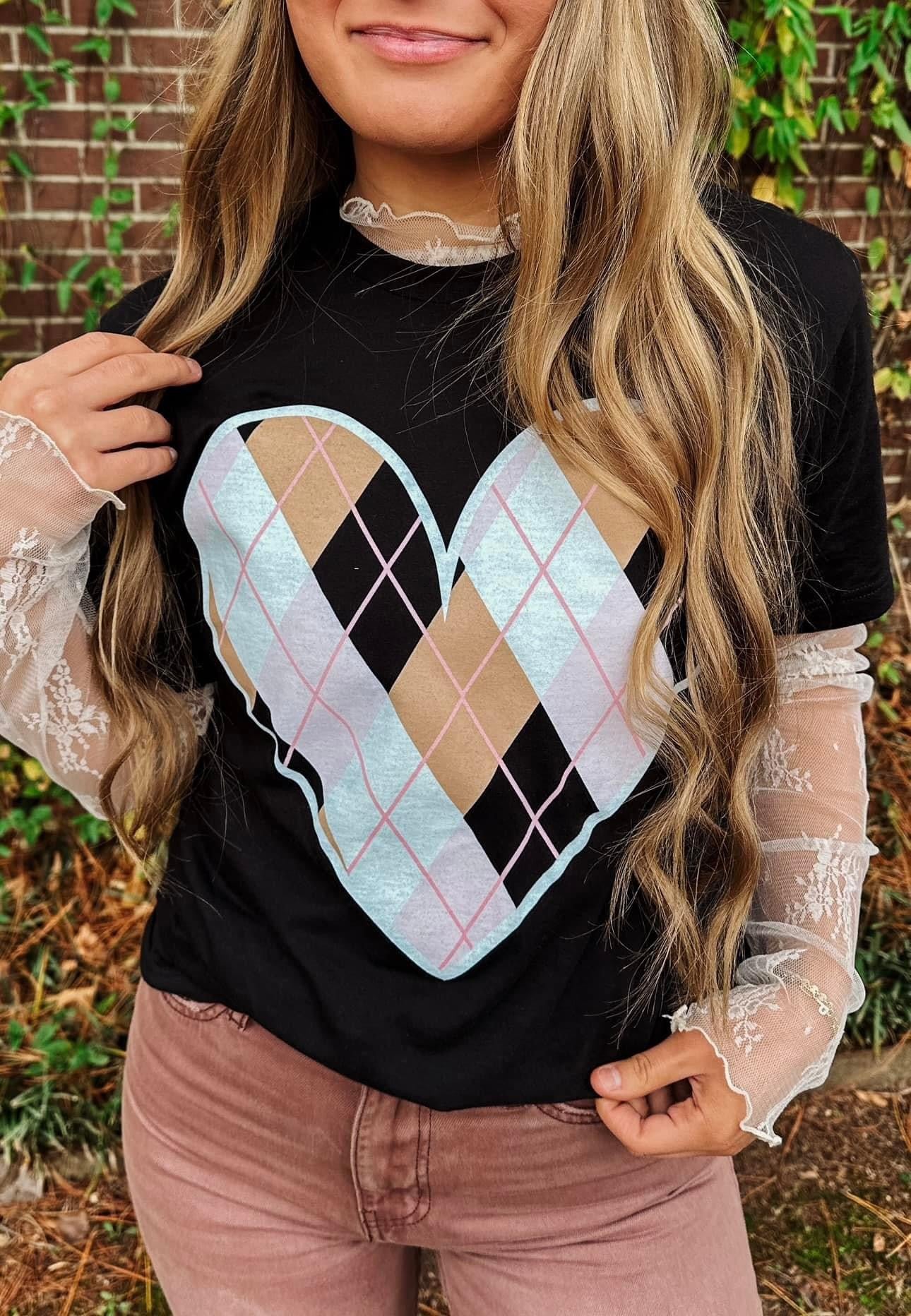 The Preppy Heart Tee