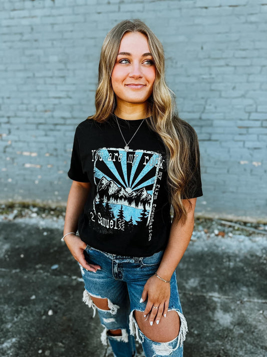 FINAL SALE - The You Are My Rock Tee