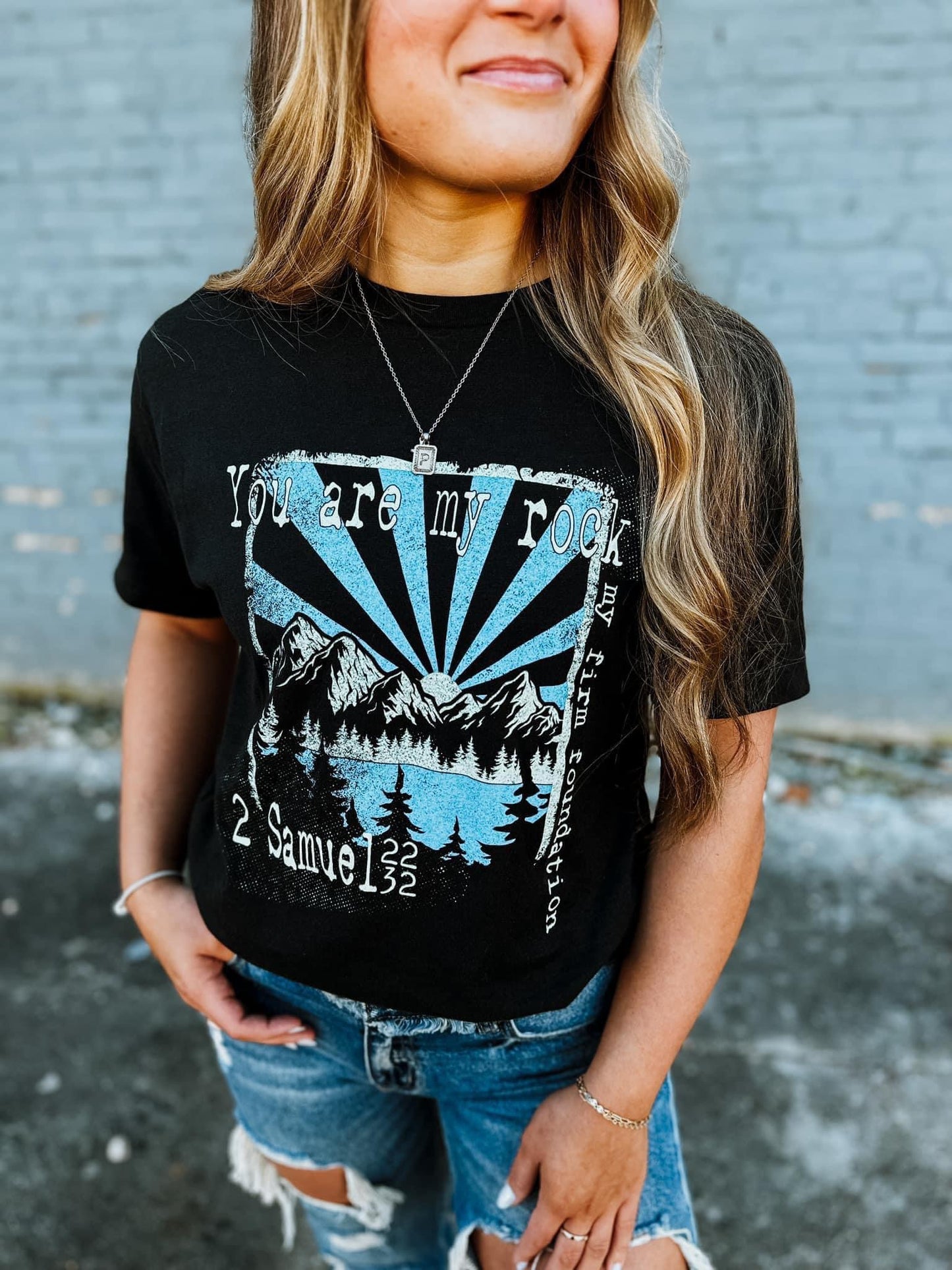 FINAL SALE - The You Are My Rock Tee