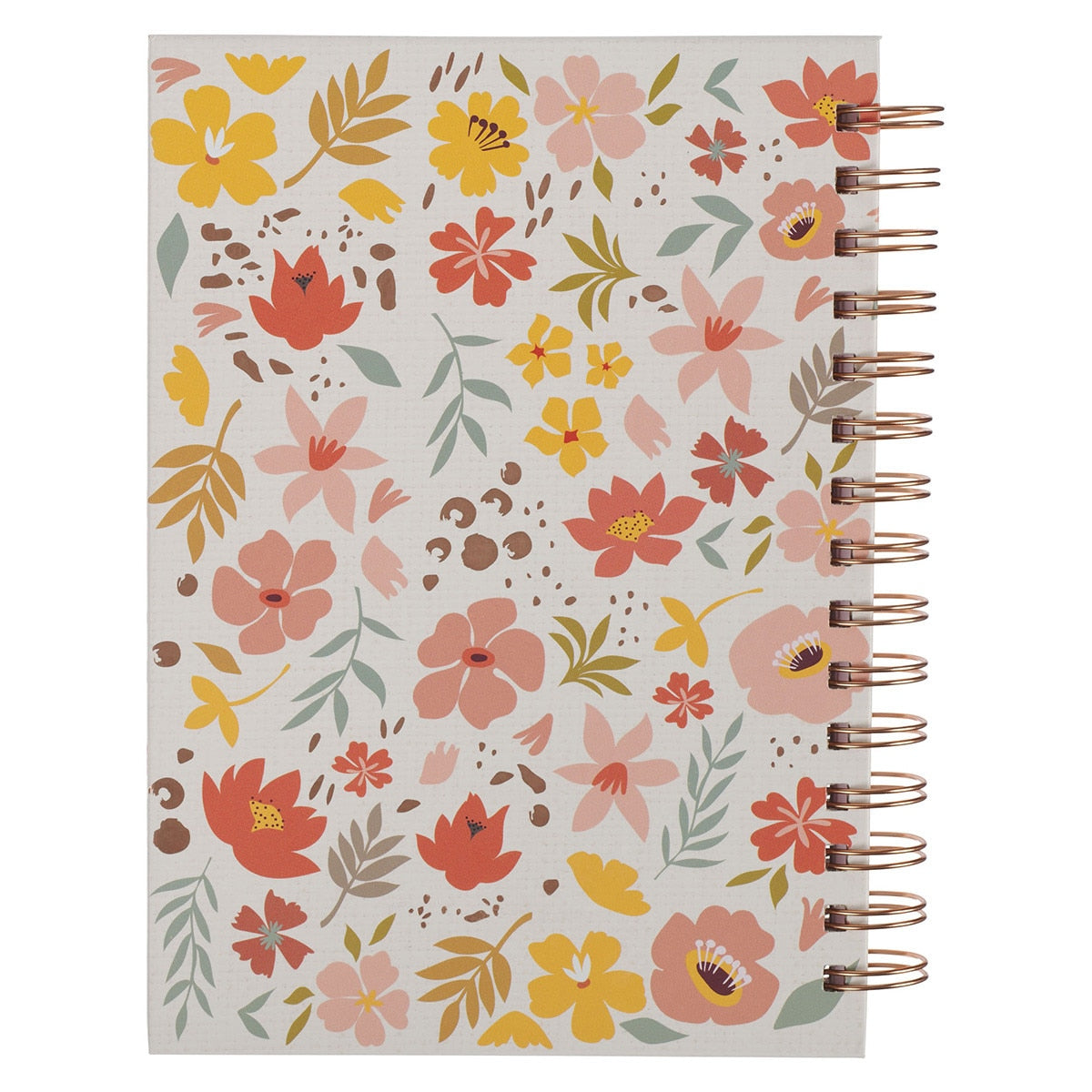 World's Greatest Mom Whimsical Floral Spiral Journal