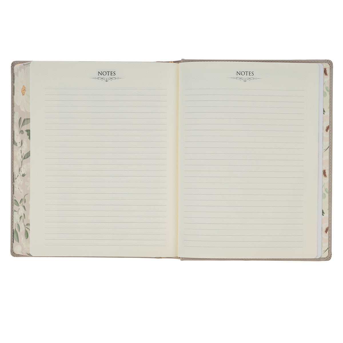 Trust Taupe Faux Leather Large Print King James Version Note-taking Bible - Proverbs 3:5
