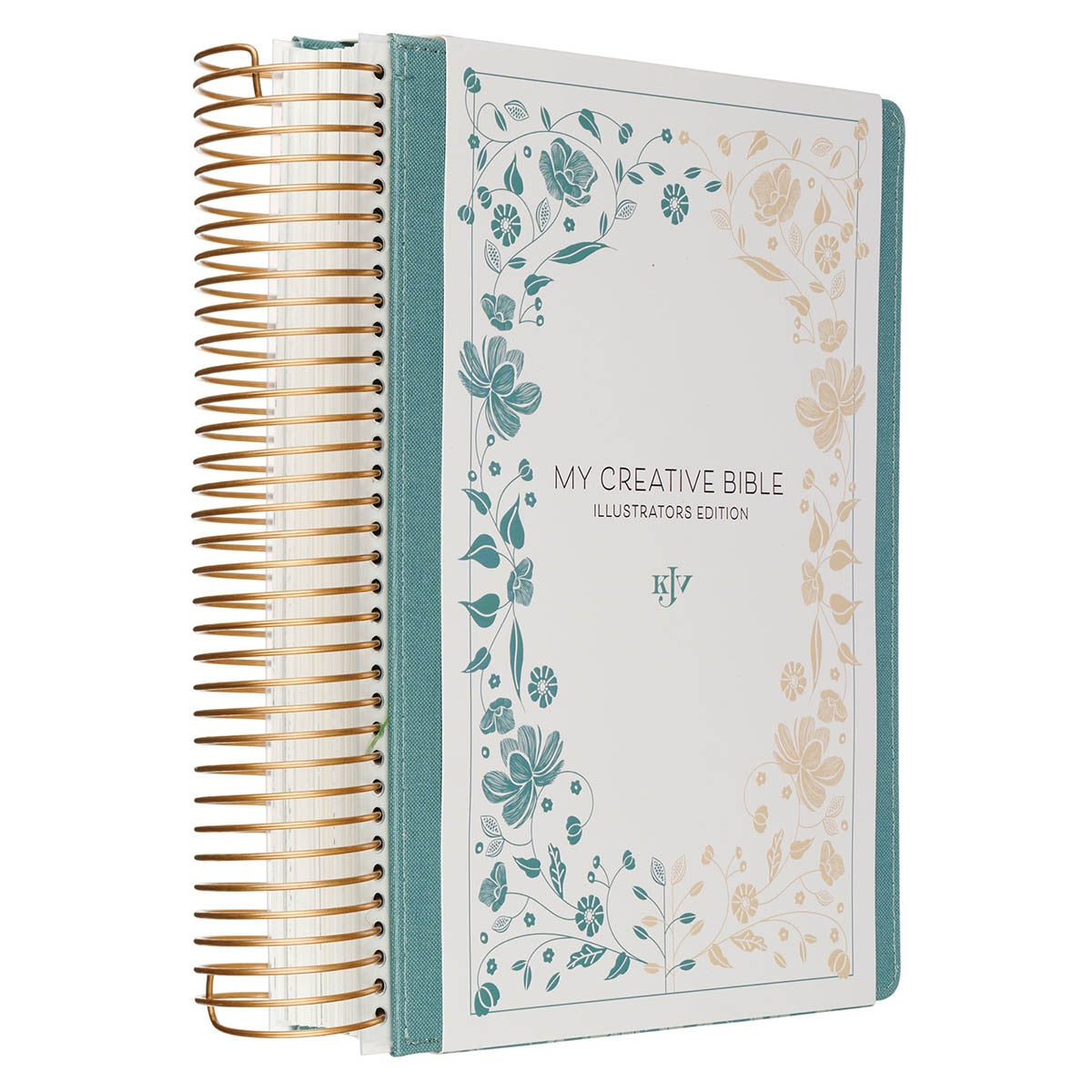 My Creative Bible Illustrators Edition - Teal Faux Leather Hardcover