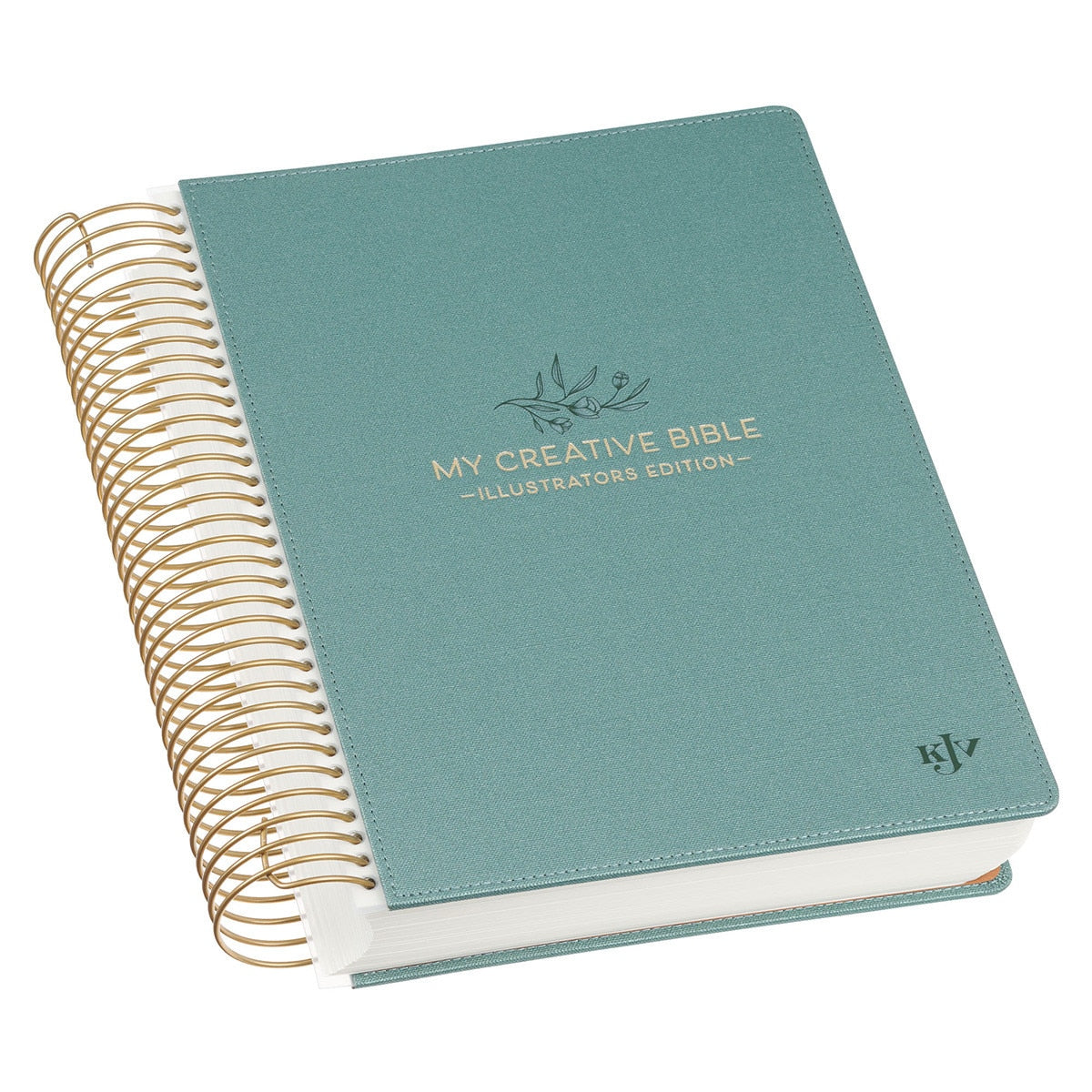 My Creative Bible Illustrators Edition - Teal Faux Leather Hardcover