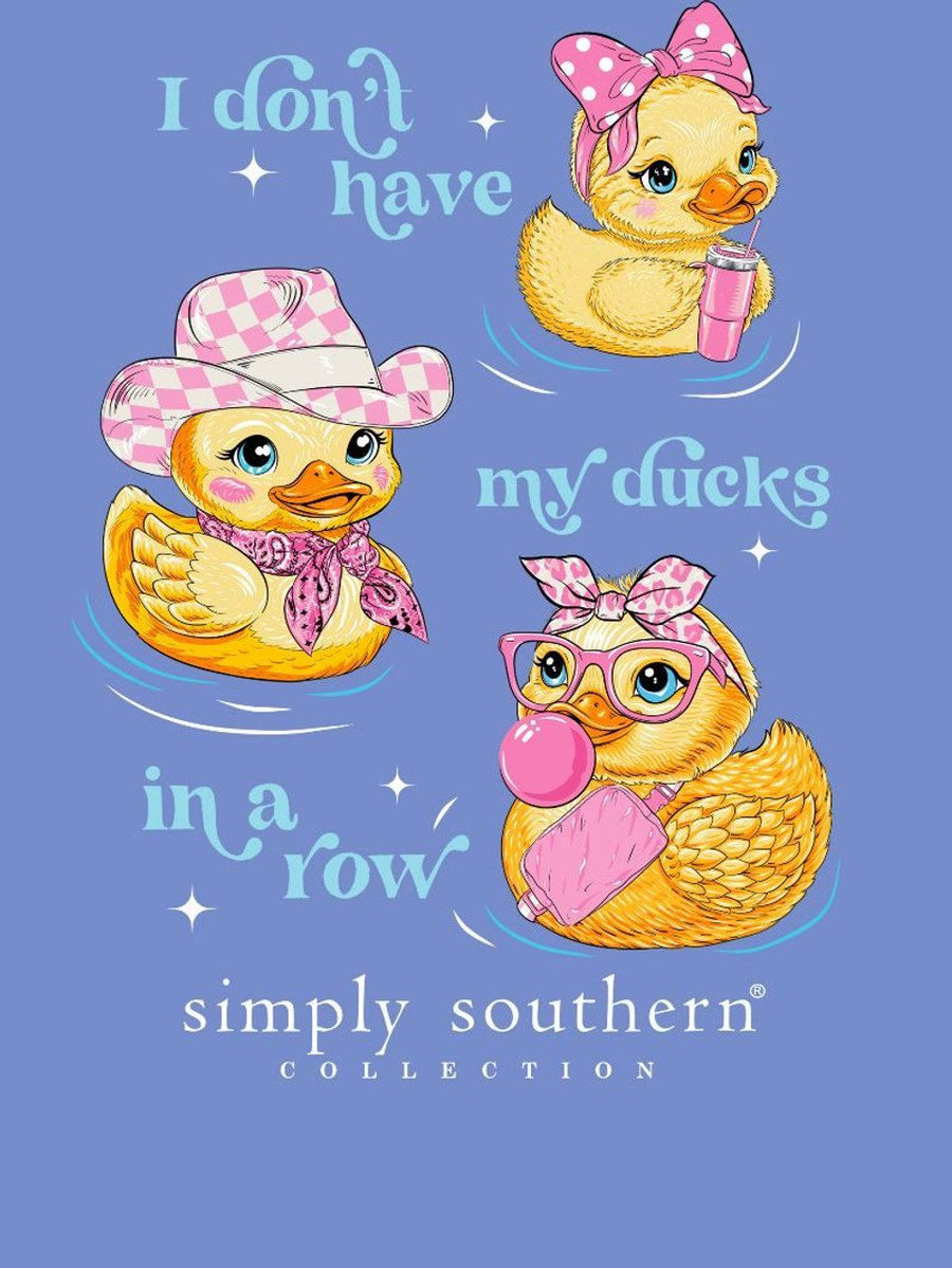 FINAL SALE - Simply Southern - I Don't Have My Ducks In a Row Long Sleeve Tee - 2024