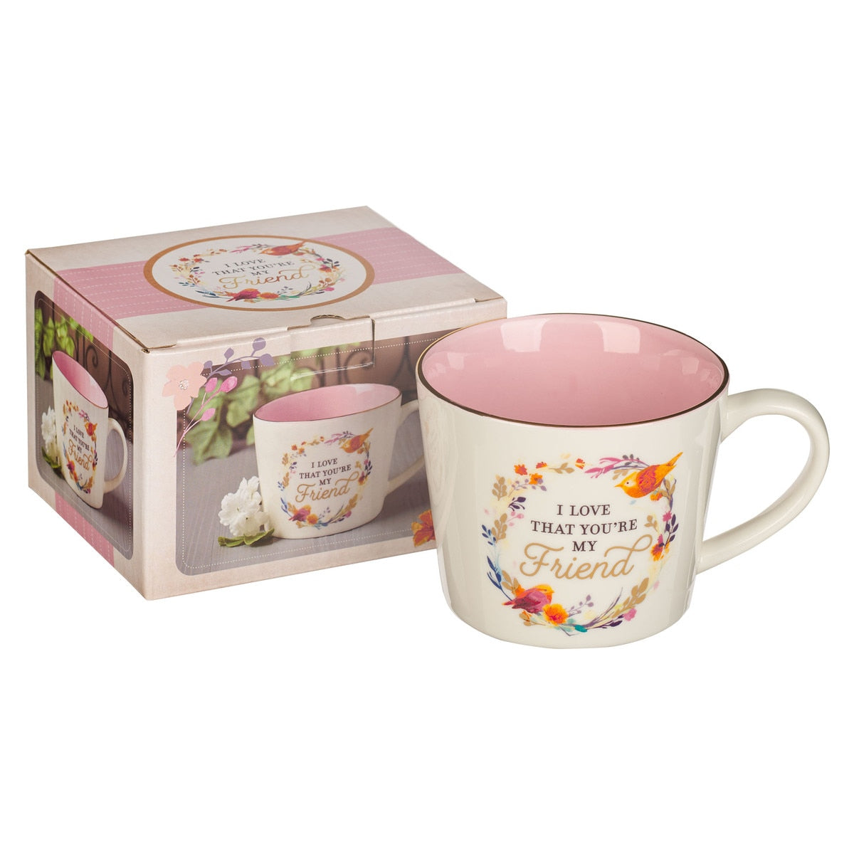 I Love That You Are My Friend Coffee Mug - Proverbs 27: 9-11